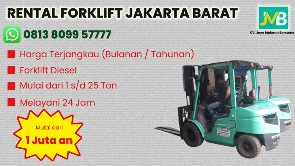 sewa forklift Cipulir, Bintaro, Pondok Aren