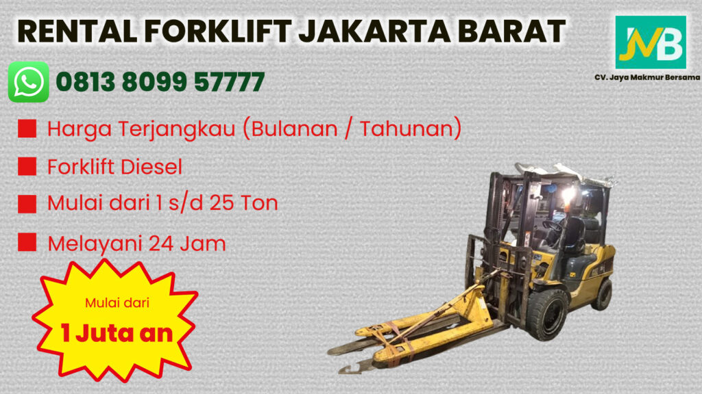 Sewa Forklift Joglo, Ciledug di Jakarta Barat