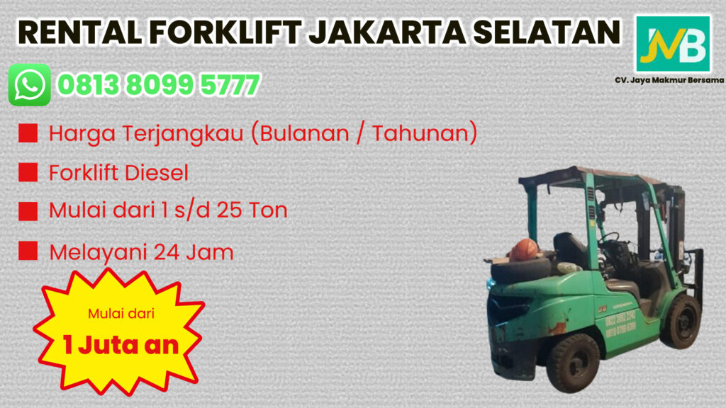 WA 081380995777 Sewa Forklift Cawang, Cijantung, Cililitan di Jakarta Selatan