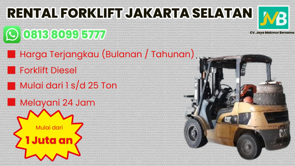 WA 081380995777 Sewa Forklift Pancoran, Kalibata, Tebet  di Jakarta Selatan