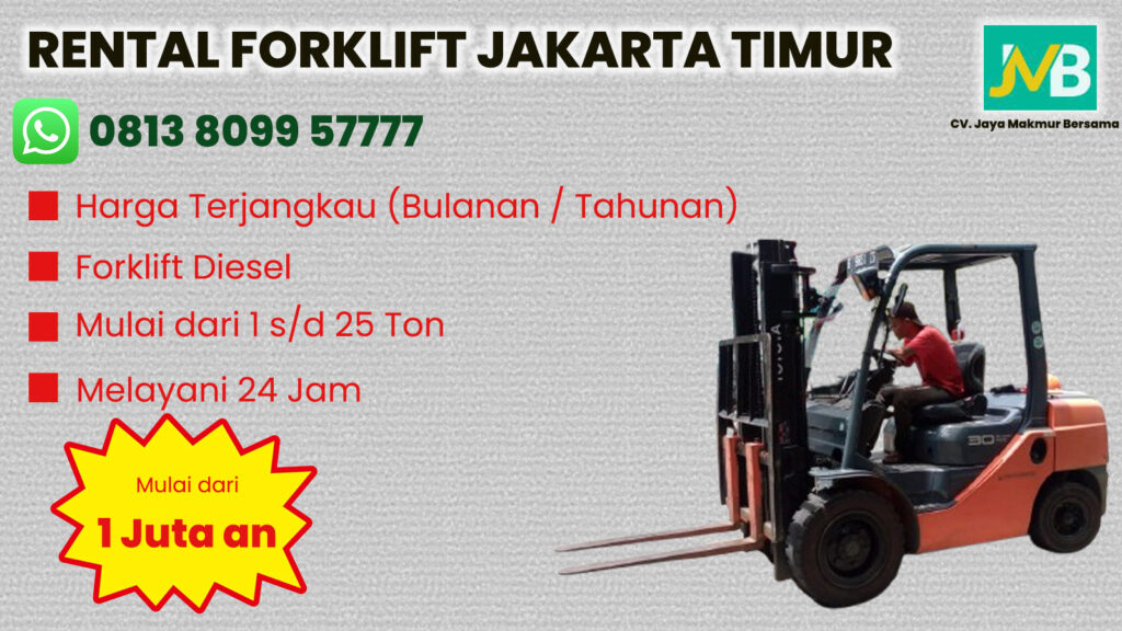 WA 081380995777 Sewa Forklift Jatiasih, Jatisampurna, Bambu apus di Jakarta Timur