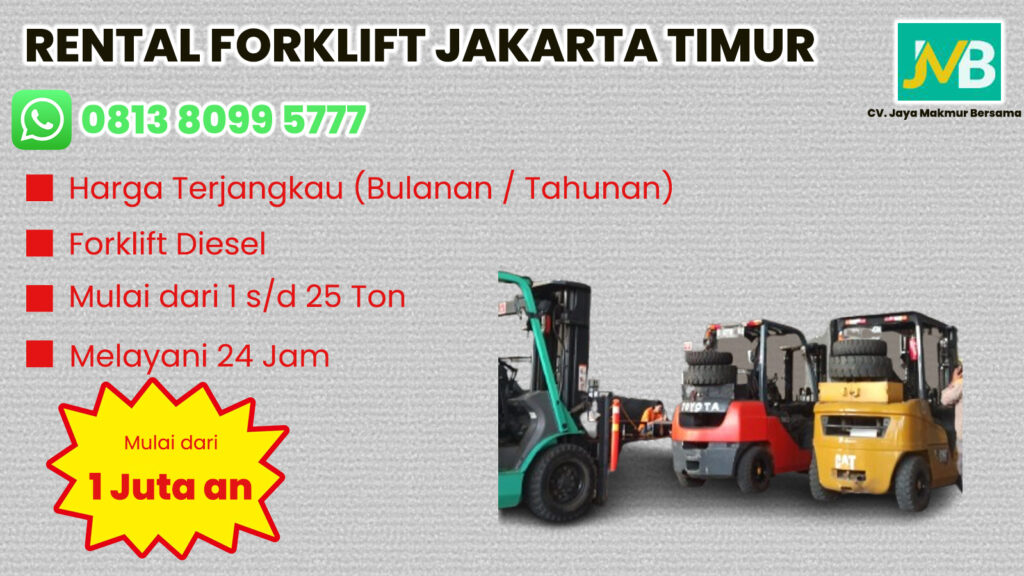 WA 081380995777 Sewa Forklift Halim, Taman Mini, Jalan raya hankam di Jakarta Timur