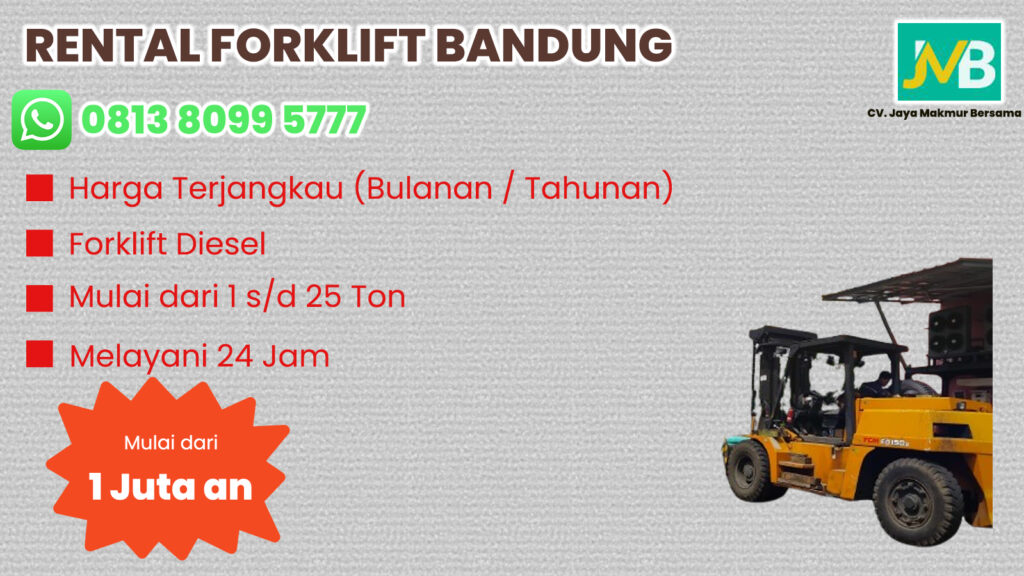 WA 081380995777 Sewa Forklift Sastranegara, Pasar Kaliki, Sukajadi di Bandung