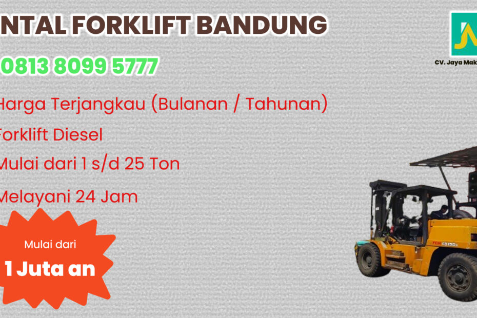 WA 081380995777 Sewa Forklift Sastranegara, Pasar Kaliki, Sukajadi di Bandung