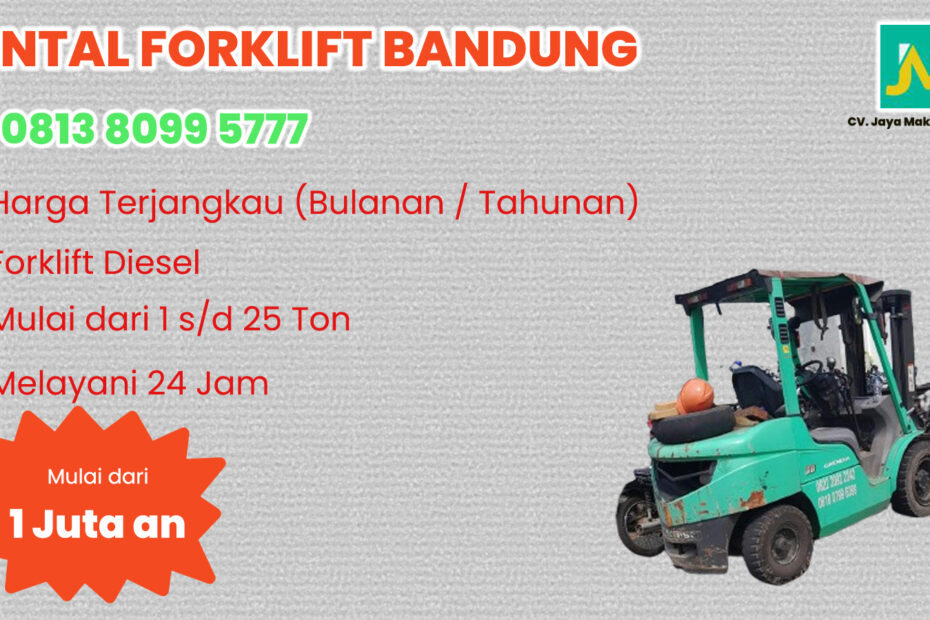 WA 081380995777 Sewa Forklift Jatinangor, Sumedang, Garut di Bandung