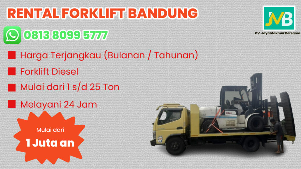 WA 081380995777 Sewa Forklift Lembang, Pasir Koja, Moh. Toha di Bandung