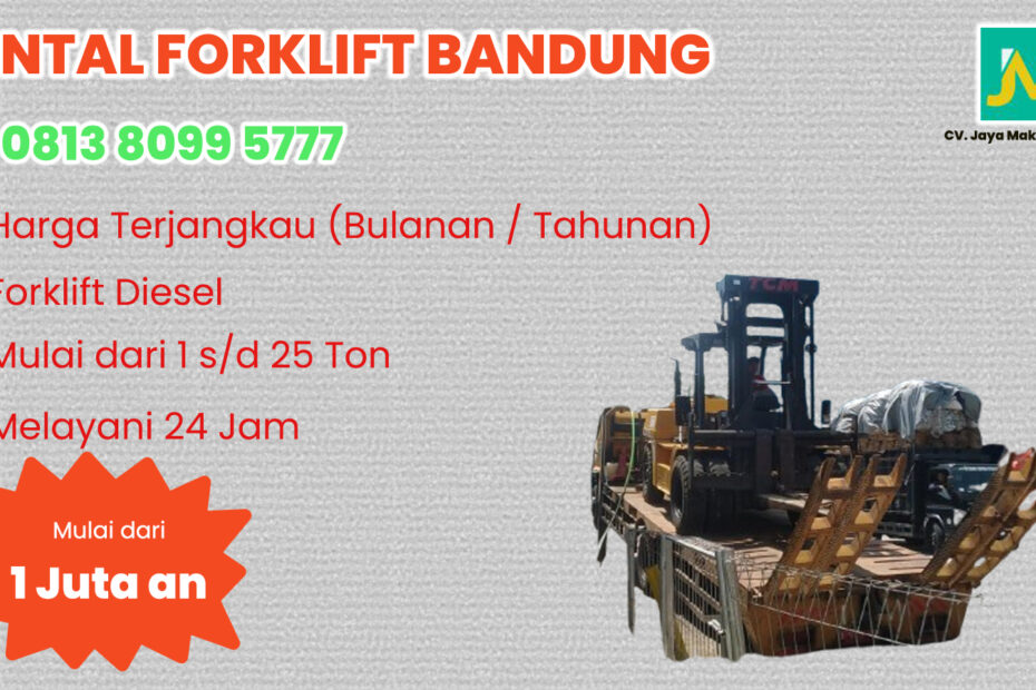 WA 081380995777 Sewa Forklift Kiaracondong, Cisaranten, Cibiru di Bandung